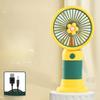 Cartoon Fruit Flower Portable Desktop Lazy Fan Mobile Phone Stand Multi Use Handheld Small Fan Student Charging Edition