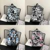 Fashionable Middle School Student Backpack Nylon Lightweight School Bag With Padded Shoulder Straps For Teens