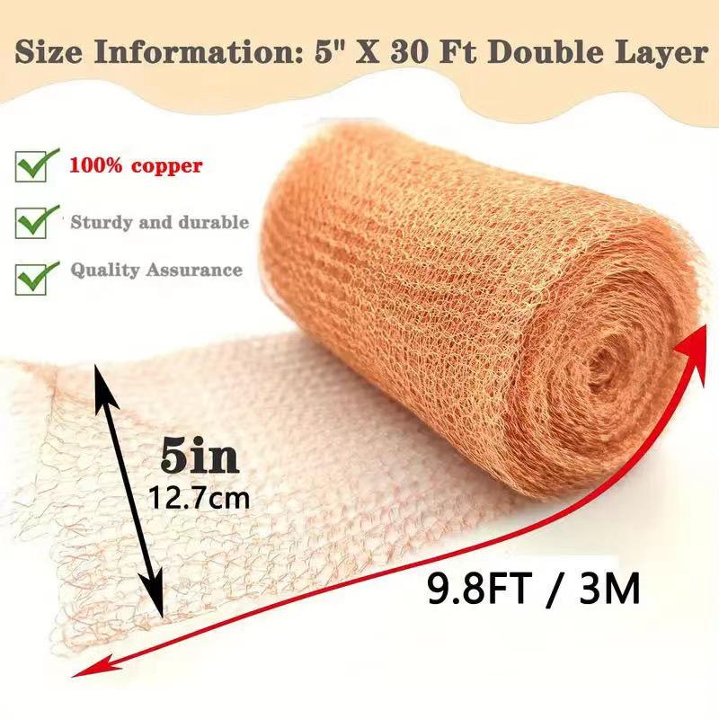 Медная сетка-рабица для сада, защита от грызунов 3m