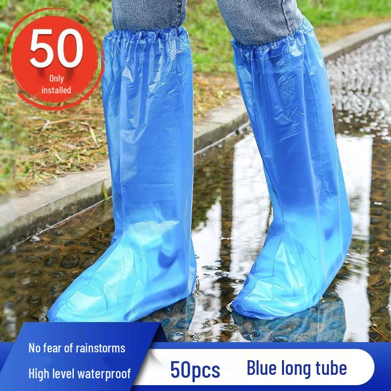 Waterproof Non-Slip Transparent Disposable Rain Boot Covers