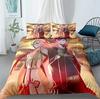 Anime Sword Art Online Bettwäsche-Set Bettbezug Schlafzimmer Deckenbezüge Einzel-Doppel-King-Size Steppdeckenbezug Heimtextilien Werkzeug
