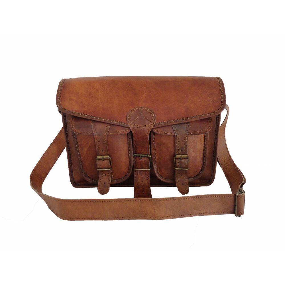 18 În Geantă Messenger din piele de capră Genți de umăr pentru birou