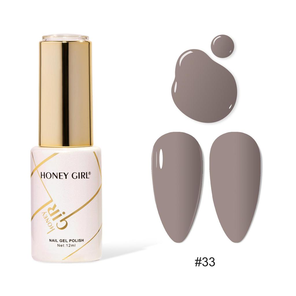 Honey Girl Versatile Nail Gel Set: 160 Mini Bottles in Internet Celebrity Styles, Shades 31-40, for a Whitening Effect.