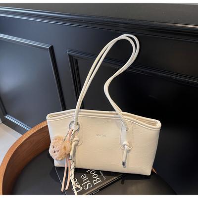 Damentasche mit großer Kapazität 2025 neue Sommer einfache vielseitige Schultertasche lässige College-Tasche