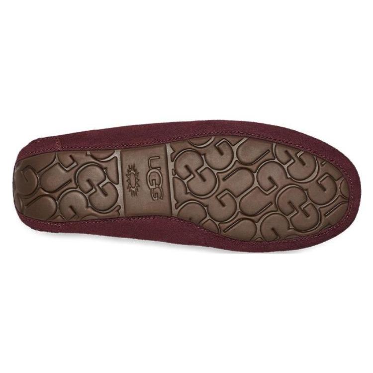 UGG Leisure Fluff Bow Mini Loafers 'Tan Velvet Black' Women's 1138650