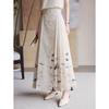 XWI New Chinese Style Brocade Jacquard Horse-Face Skirt
