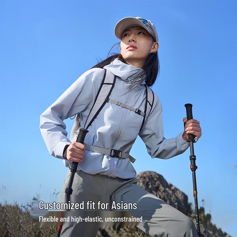 Pelliot Women's Windproof Hiking Softshell Jacket
