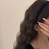 Stirnbänder für Frauen Mädchen Haarbänder koreanische Accessoires Reifen Fascinators elegant Kopfschmuck Vintage beliebt neu im Geschenk schwarz