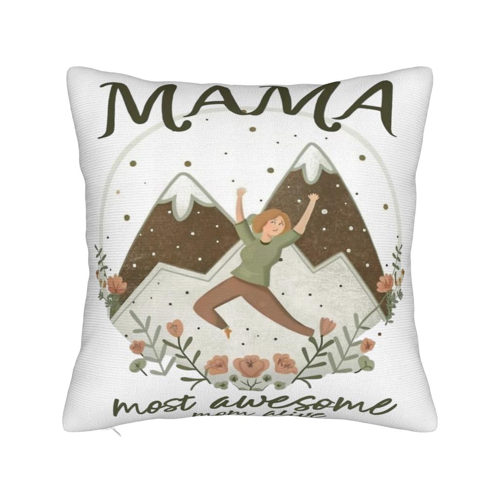Decorative Pillow Covers Happy Mother'S Day Merch Home Throw Pillow Case Cover Zippered Multi Size