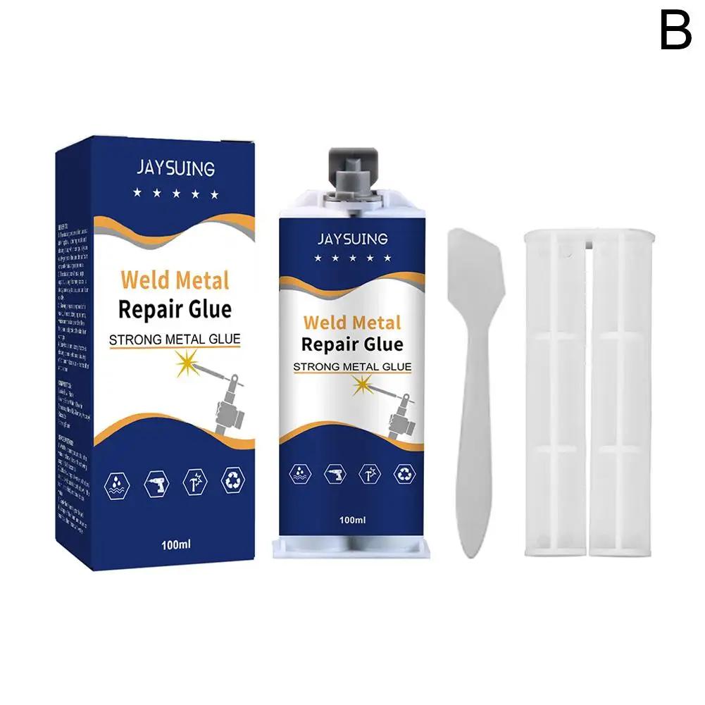50/100ml Metal Repair Paste With Tools Industrial High Strength Sealant Weld Heat Resistant Metal Repair Agent Glue