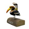 Creative Resin Bird Double Horned Hornbill Car Ornament Magnetic Refrigerator Sticker Home Decoration Crafts Home Accessories