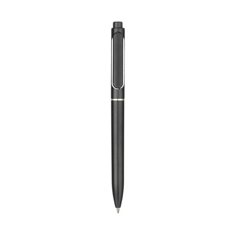 New Business Neutral Click Pen: Customizable Logo, Heavy Feel for Signing, High-Quality Office Stationery.