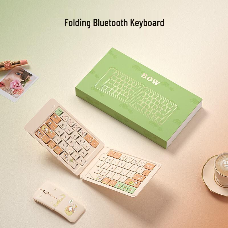 B.O.W Portable Wireless Bluetooth Keyboard & Mouse Combo