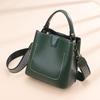 Real leather fashiable large capacity cowhide shoulder bag explosive women's exquisite and versatile crossbody bag bucket bag