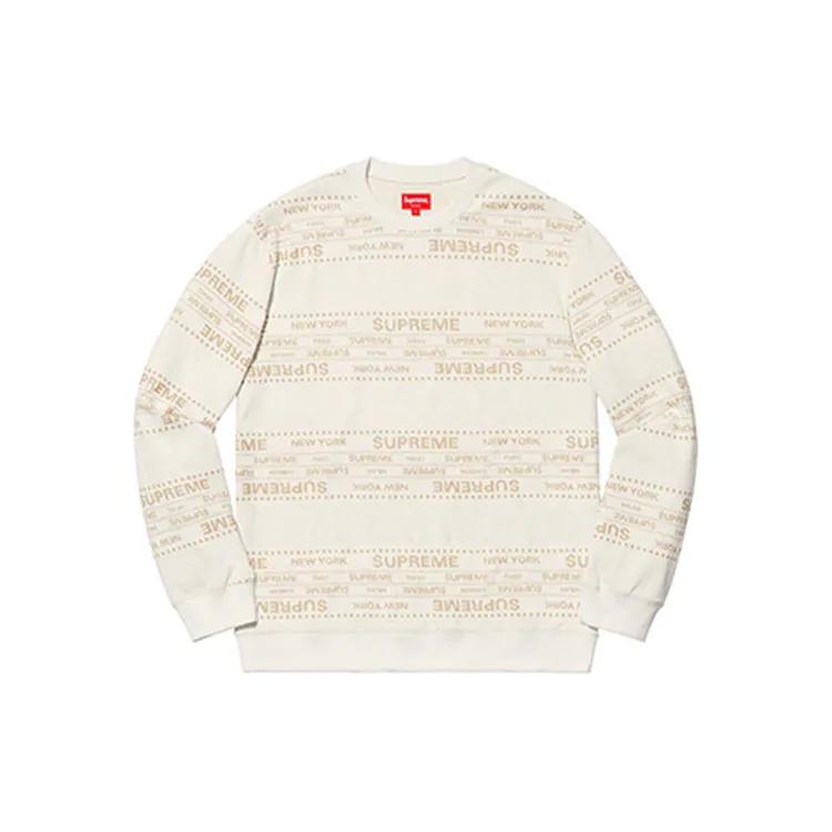 Supreme Metallic Jacquard Crewneck (Unisex) Sweatshirts SUP SS19 643