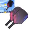 1 Pair Pickle Ball Paddle Carbon Fiber High Strength Lightweight Pickle Ball Racket Set 13mm