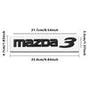 1pcs 3D ABS Car Metal Logo Letters Trunk Emblem Sticker For Mazda Axela Atenza CX-3 CX-5 CX-8 CX-7 CX-9 MS 6 5 3 2 Demio MPS MS k1