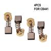 «MAKITA CB441 CB432 DTW450 DSS611 DSS610 BSS611 BSS610 Набір з 4 вугільних щіток, мідь та вуглець»