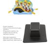 Kayak Navigation Base, Anti Aging Boat Accessories PVC Navigation Base for Portable Lightweight Inflatable Boat (Black)