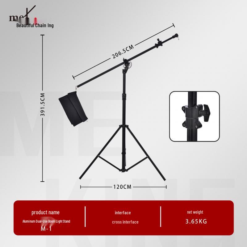 8Meking Dual-Use Aluminum Tripod for Photography, Studio Lighting & Live Streaming