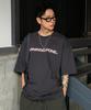 BURNING CAPONE Bc Authentic Naming Short Sleeve T-Shirt (Charcoal)