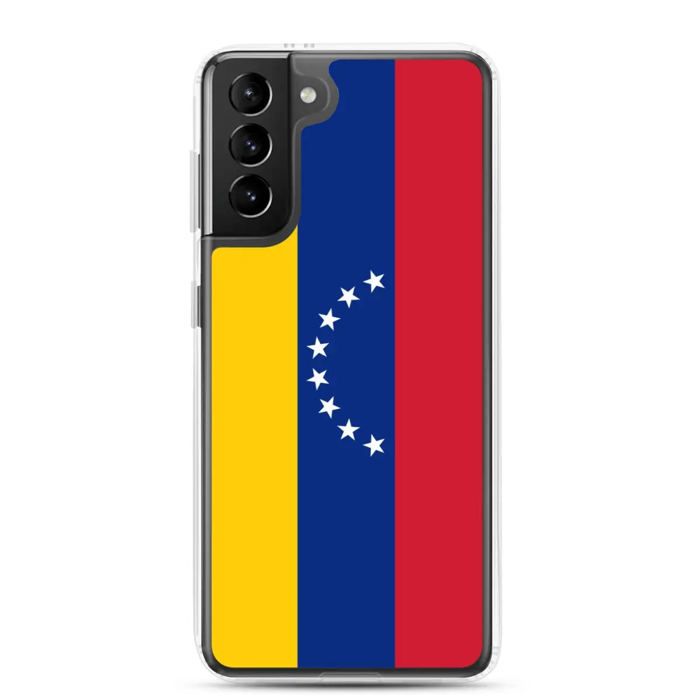 Coque Téléphone - Samsung - Galaxy S24 - Drapeau Venezuela - Souple - Multicolore