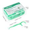 50/150/300/600/1000PCS - Mint flavored dental floss stick, deep cleaning, available in bulk, suitable for home and travel essent
