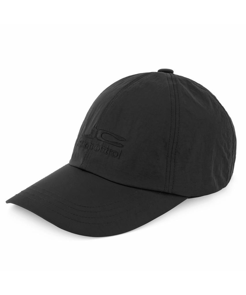 Eondeok Eonteulol Summer Nylon Long Brim Soft Top Deep Logo Ball Cap Unisex Baseball Cap Uc Duplex / Nylon B B / Black
