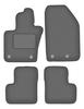 Velour Graphite Car Mats For: Fiat 500X Crossover (2014-2018)