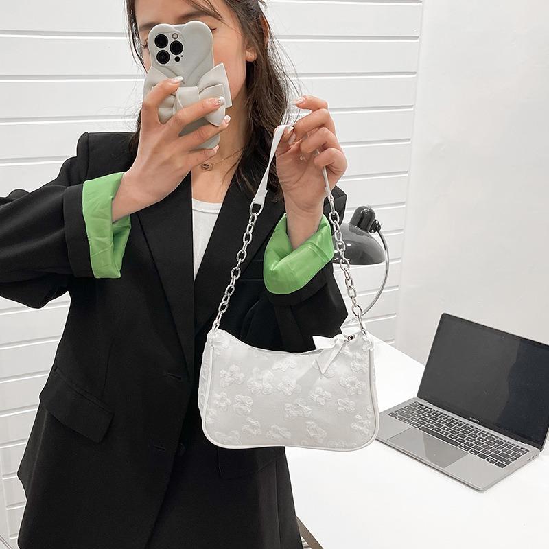 Temperament gentle chain small bag women's new trendy simple small square bag fashion temperament shoulder bag women