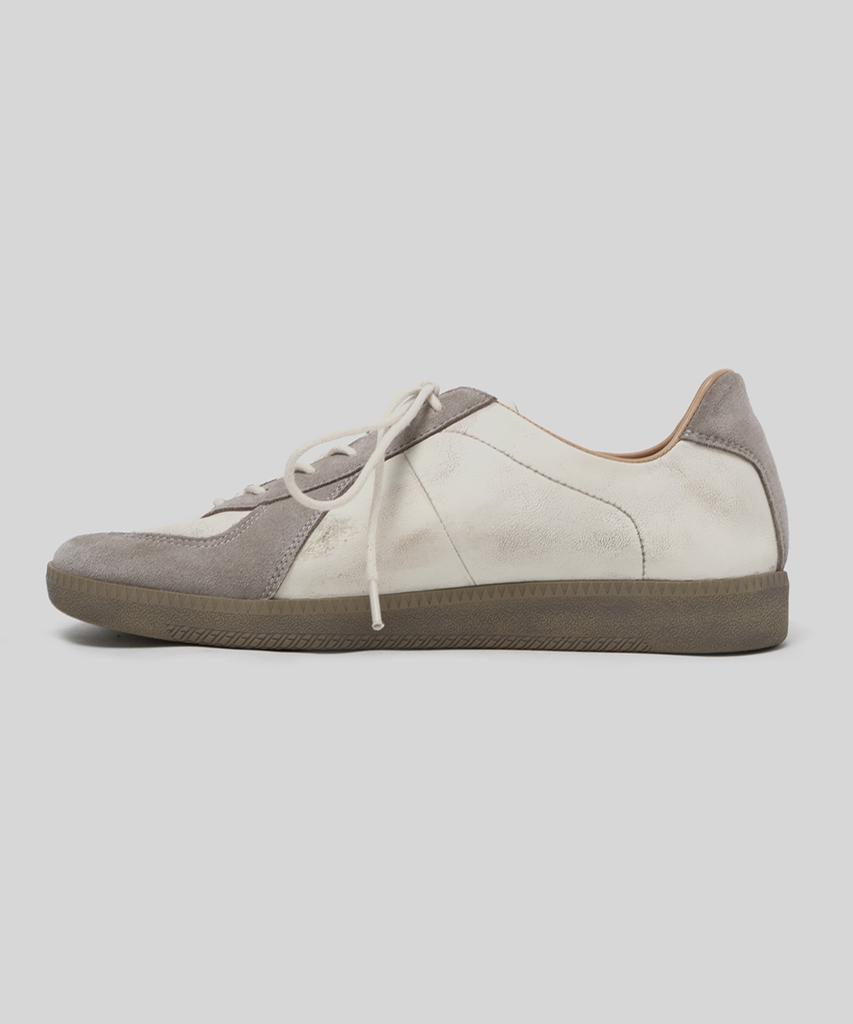 Wetheroad Wtrd3120 Ader Horse Leather German Army Sneakers Washed Grey