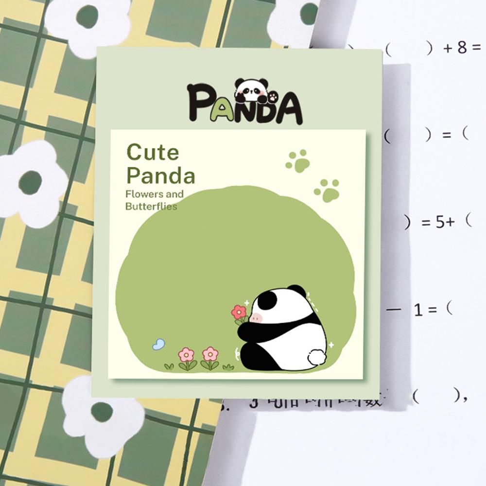 1 Piece Sticker Cute Panda Sticky Notes Memo Pads Office School Supplies Stationery