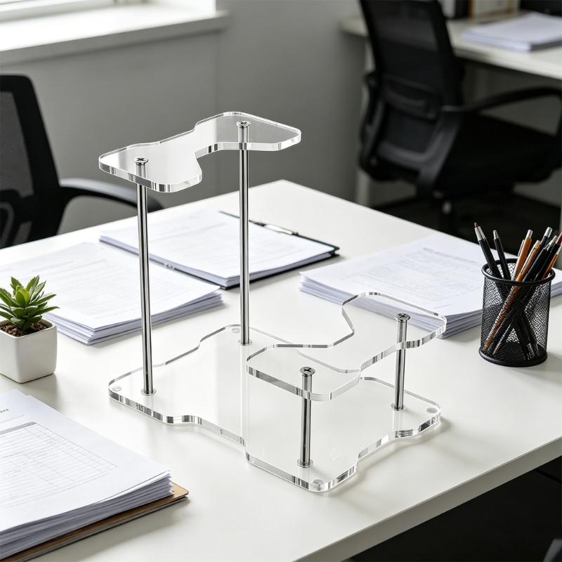 Acrylic Swords And Swords Display Stand For Wall Mounting Clear Or Black Showcase For Collectors