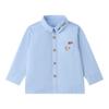 PawinPaw Kids' Cartoon Bear Preppy Lapel Shirt