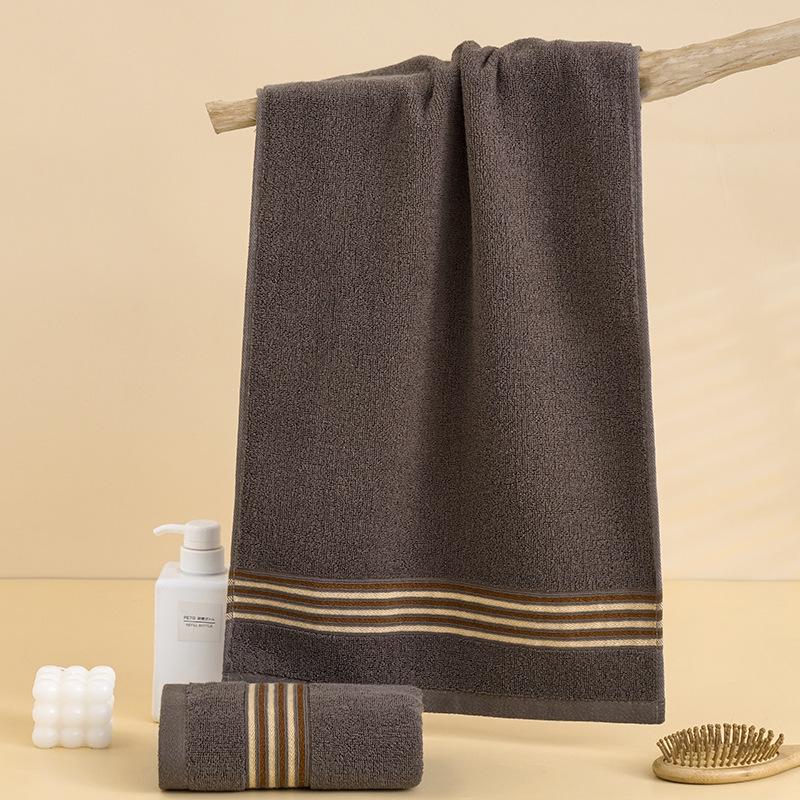 Högkvalitativ Broderad Absorberande Ansikts- och Badlakan i Ren Bomull för Vuxna