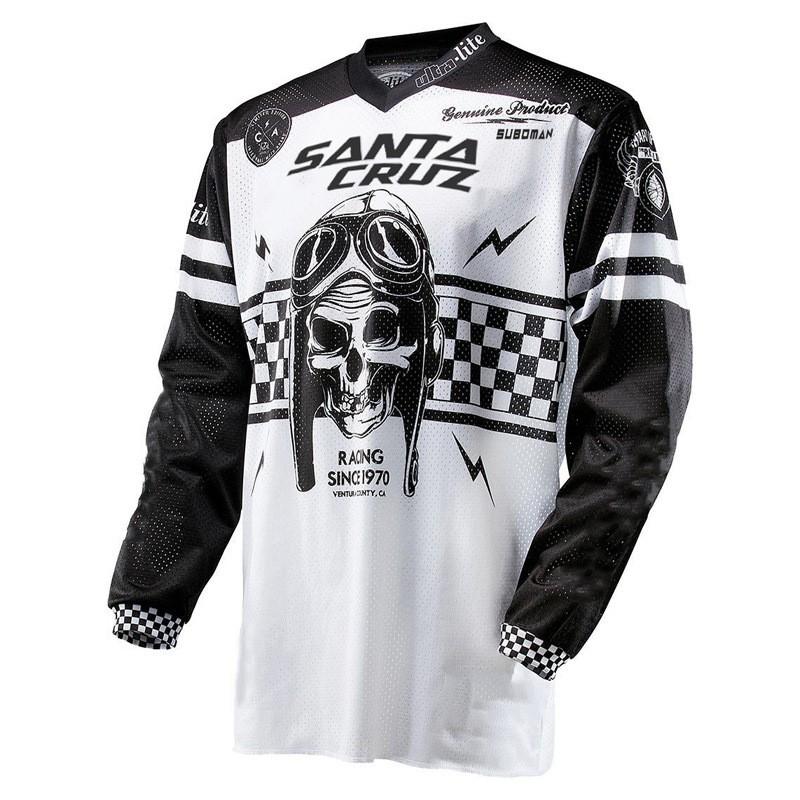 Mens Off-Road Motorcycle Riding Suit Mountain Bike Downhill Jersey Breathable Quick-Dry Cycling Apparel