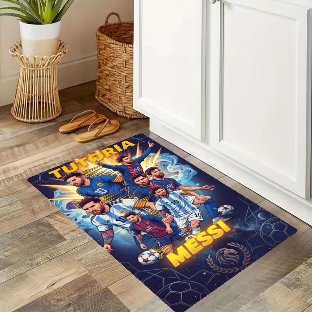 Messi Nonslip Kitchen Mat Floor Carpet Rug For Indoors Outdoors Home Decor Room Supplies Spring Decor