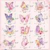 32Pcs Butterfly Party Decorations, Butterfly Hanging Swirl Decorations Pink and Purple Hanging Butterfly Decorations for Spring Summer Garden