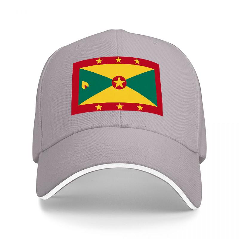 Suriname Flag Design Baseball Cap with National Emblem and Star Pattern on Black Adjustable Hat for Adults