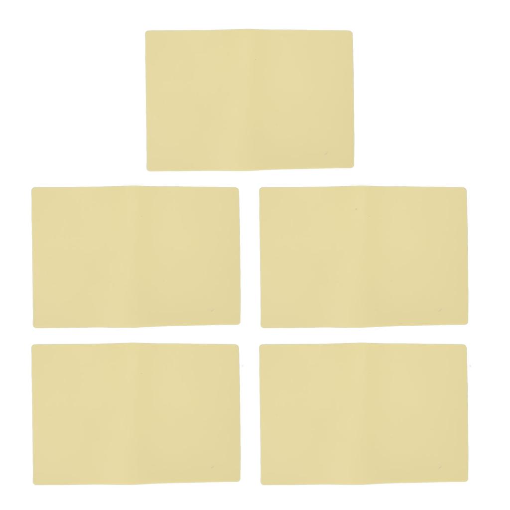 5pcs Thick Tattoo Practice Skin Blank Fake Supplies Double Available for Makeup Eyebrows