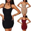Damen Modisches Sexy Slim-Fit Taillenbetonendes Bodycon-Kleid