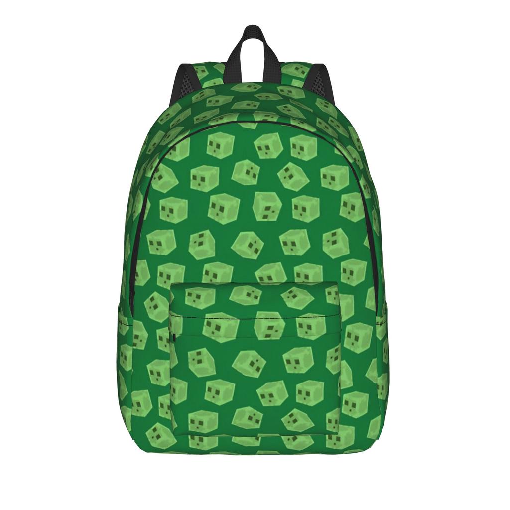 Creepers Big Face Videogame Casual Backpack Sports Student Work Daypack for Men Women Laptop Computer Canvas Bags