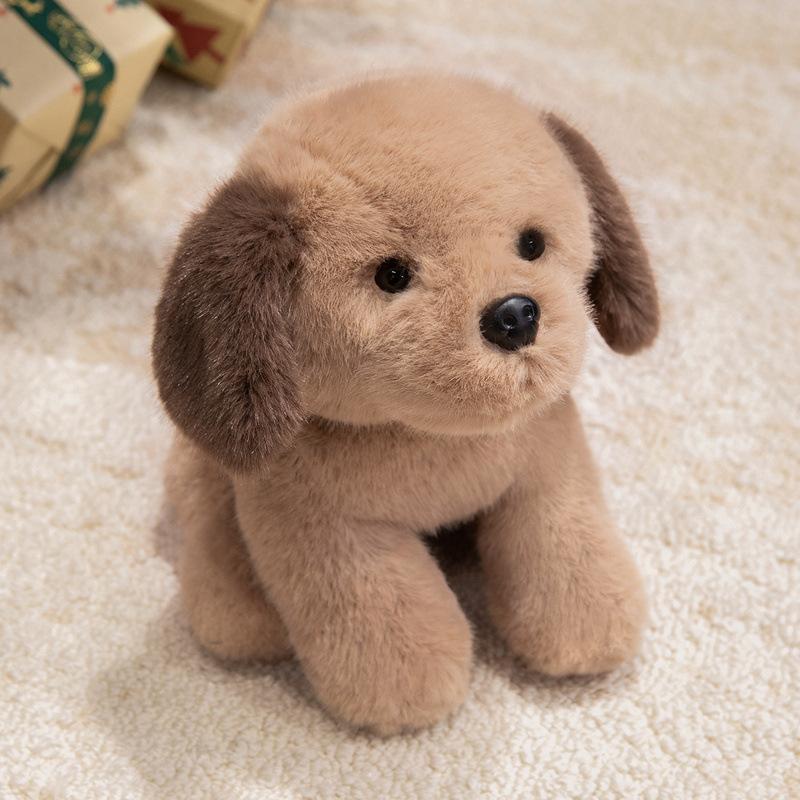 Cartoon Simulation Shiba Inu Husky Doll Plush Toy Small Black Dog Golden Retriever Doll Children'S Soothing Ragdoll