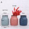 New Nordic Style Light Blue Blue Plastic Living Room Decoration Hydroponic Vase Imitation Ceramic Vase