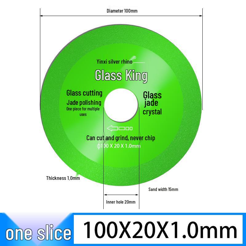 

Silver Rhino Ultra-Thin Ceramic & Glass Cutting Disc for Grinding and Polishing