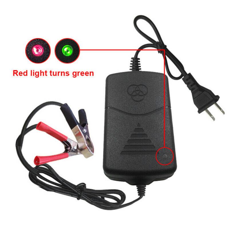 1300Ma Smart Battery Charger Rechargeable for Sealed Acidc Per Car Truck Motorcycle Electric Toys Eu Us Uk Plug
