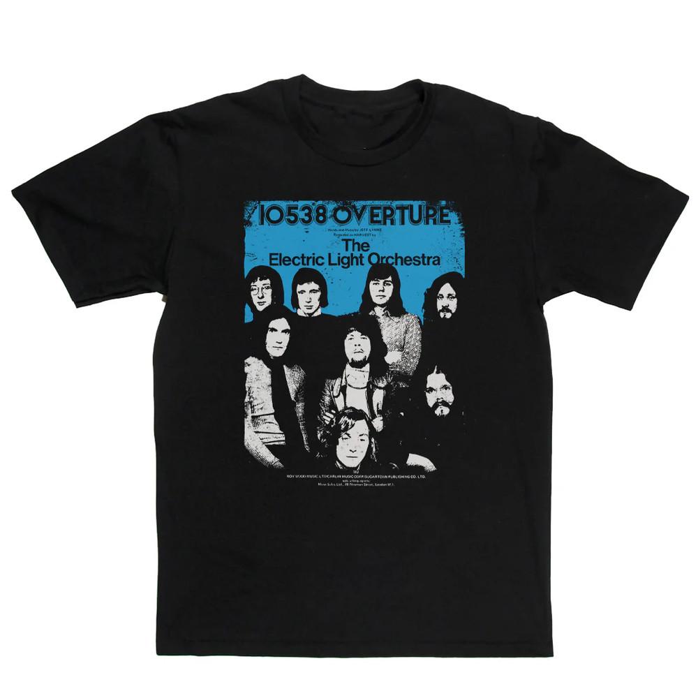 Vtg The Electric Light Orchestra Overture Cotton Black All Size Shirt DI053 Unisex T-Shirt XL