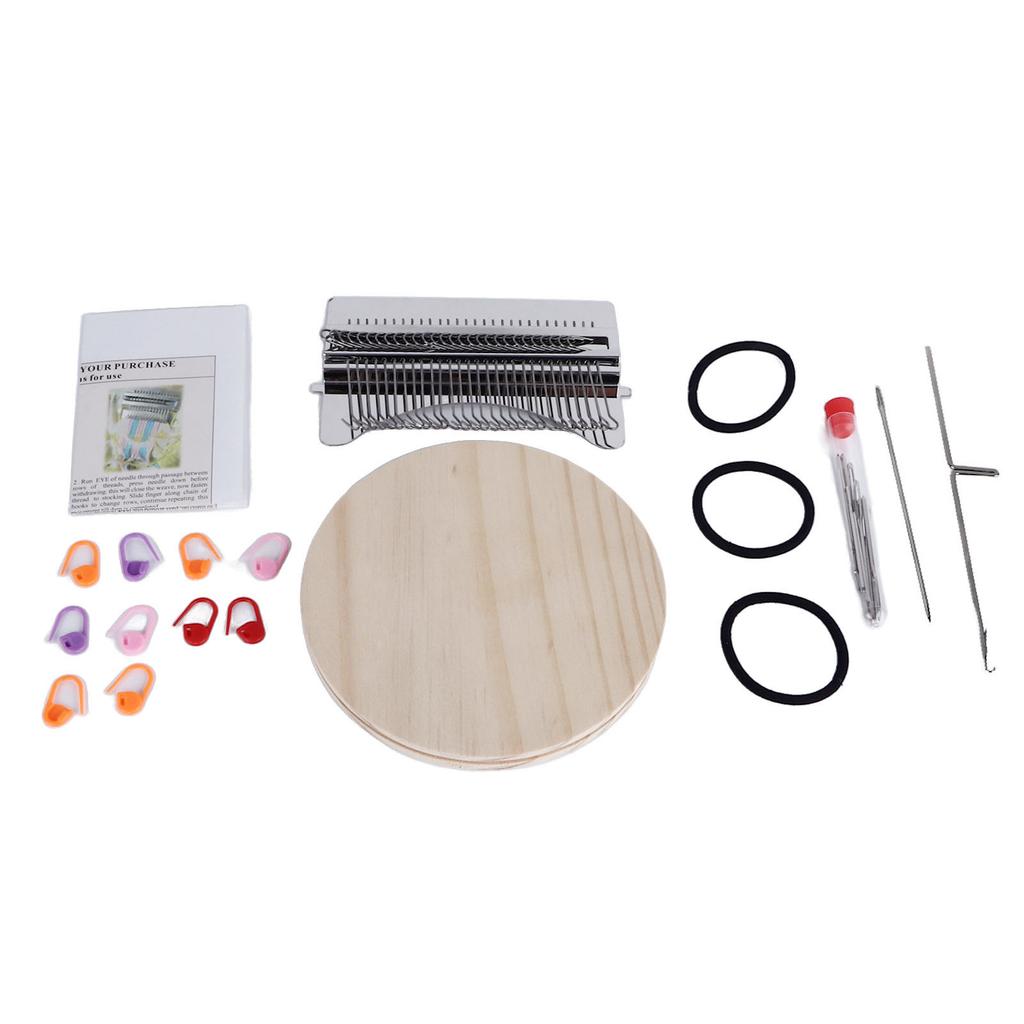 Darning Loom Speedweve Type Weave Tool Convenient Small Weaving Loom Kit for Beginners Quickly