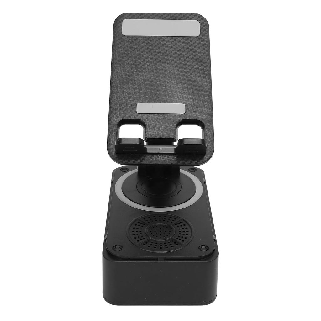 Mobile Phone Stand with Bluetooth Speaker 360 Degree Rotatable Anti Slip Cell Phone Stand with Wireless Bluetooth