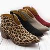 Autumn and Winter Footwear Plus Size Women's Boots and Shoes with Pointed Thick Heels and Thick Soles.